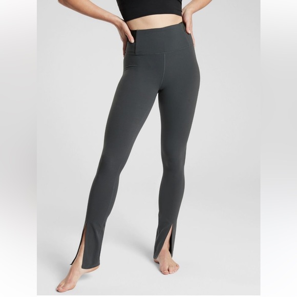 Athleta Pants - Athleta AURA SPLIT PANT IN POWERVITA Black S